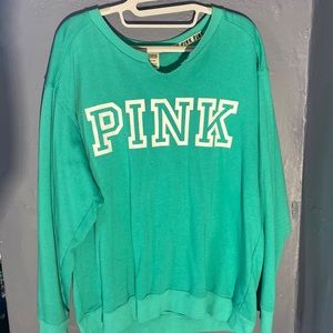 Pink Teal Crewneck